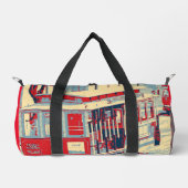 San Francisco blauw rood Plunjezak (Voorkant)