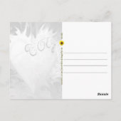 San Francisco Blue Heart - briefkaart (Achterkant)