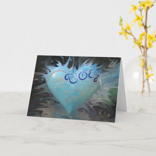 San Francisco Blue Heart - kaart (Gele Bloem)