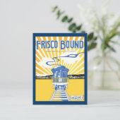 San Francisco Bound Briefkaart (Staand voorkant)