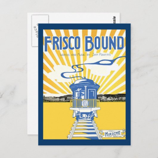 San Francisco Bound Briefkaart (Voorkant / Achterkant)