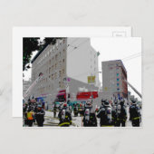 San Francisco brandt op de scène Briefkaart (Voorkant / Achterkant)