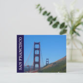 san francisco bridge briefkaart (Staand voorkant)