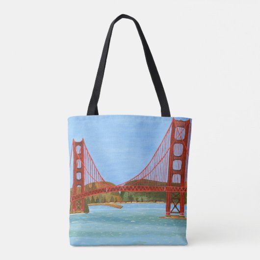 San Francisco Bridge Canvas tas (Achterkant)