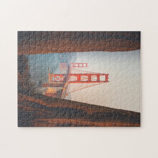 San Francisco Bridge Jigzaag Puzzle Complex Jigzaa Legpuzzel (Horizontaal)
