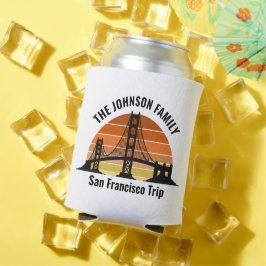 San Francisco Bridge Sunset Custom Souvenir Blikjeskoeler
