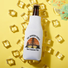 San Francisco Bridge Sunset Custom Souvenir Flesjeskoeler