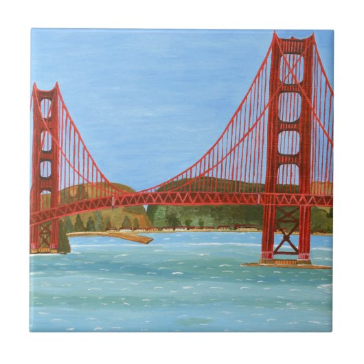 San Francisco Bridge Tegeltje (Voorkant)