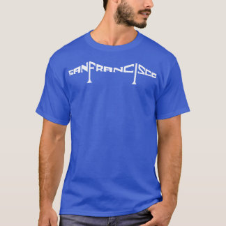 San Francisco Bridge Witte T-shirt