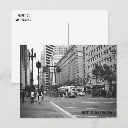 San Francisco Briefkaart (Voorkant / Achterkant)