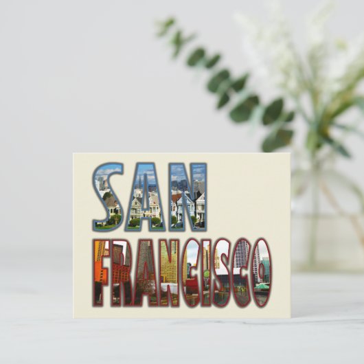 San Francisco Briefkaart (Staand voorkant)