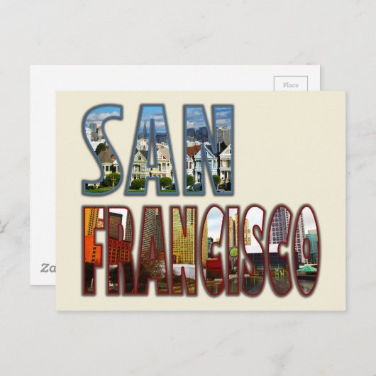 San Francisco Briefkaart (Voorkant / Achterkant)
