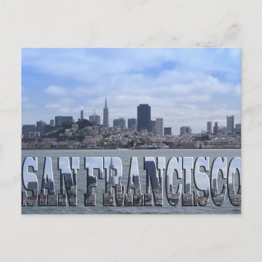 San Francisco Briefkaart (Voorkant)