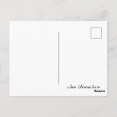 San Francisco Briefkaart (Achterkant)