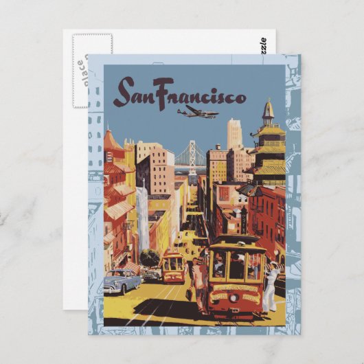San Francisco Briefkaart (Voorkant / Achterkant)