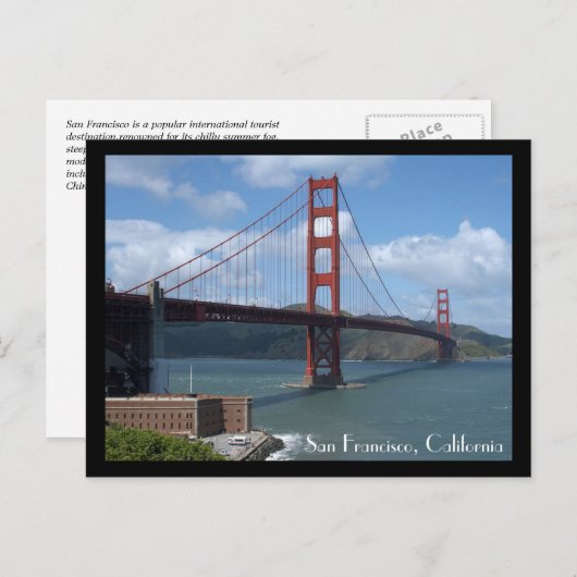 San Francisco Briefkaart (Voorkant / Achterkant)