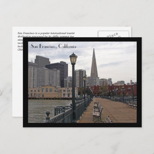 San Francisco Briefkaart (Voorkant / Achterkant)