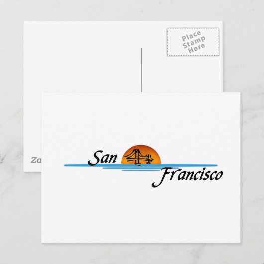 San Francisco Briefkaart (Voorkant / Achterkant)
