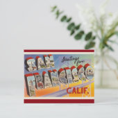 San Francisco  Briefkaart (Staand voorkant)