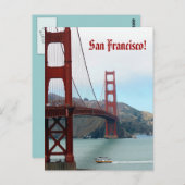 San Francisco Briefkaart (Voorkant / Achterkant)