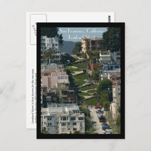 San Francisco Briefkaart (Voorkant / Achterkant)