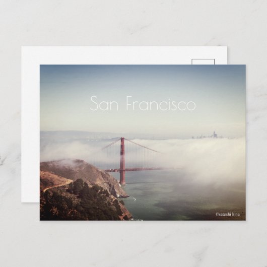 San Francisco Briefkaart (Voorkant / Achterkant)