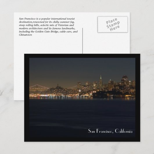 San Francisco Briefkaart (Voorkant / Achterkant)