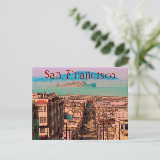 San Francisco Briefkaart (Staand voorkant)