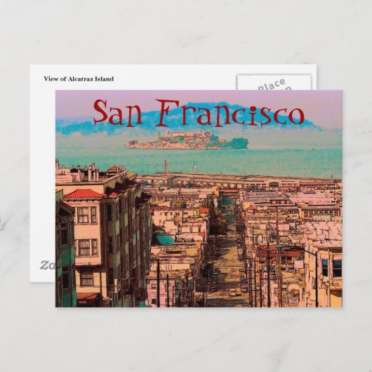San Francisco Briefkaart (Voorkant / Achterkant)