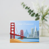 San Francisco Briefkaart (Staand voorkant)
