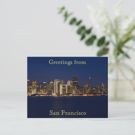 San Francisco briefkaart (Staand voorkant)