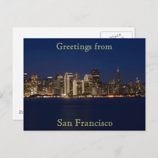 San Francisco briefkaart (Voorkant / Achterkant)