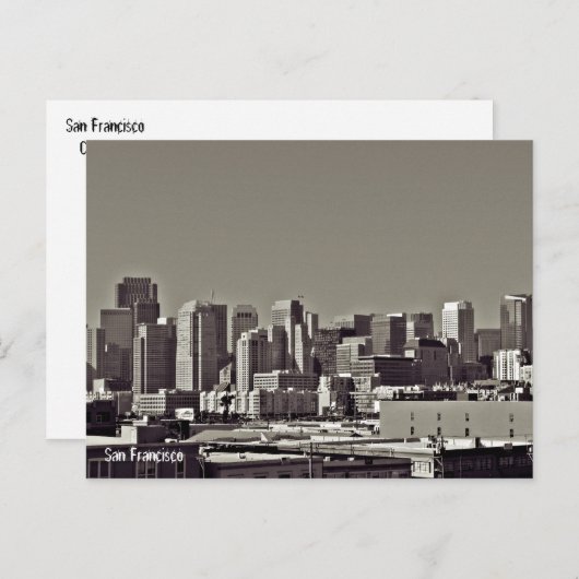 San Francisco Briefkaart (Voorkant / Achterkant)