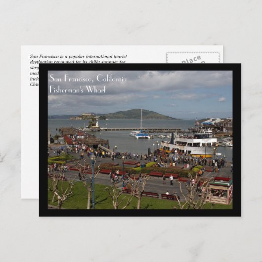 San Francisco Briefkaart (Voorkant / Achterkant)