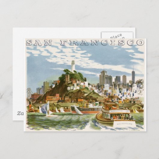 San Francisco Briefkaart (Voorkant / Achterkant)