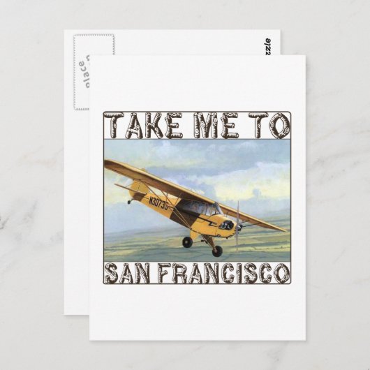 San Francisco Briefkaart (Voorkant / Achterkant)