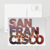 San Francisco Briefkaart (Voorkant / Achterkant)
