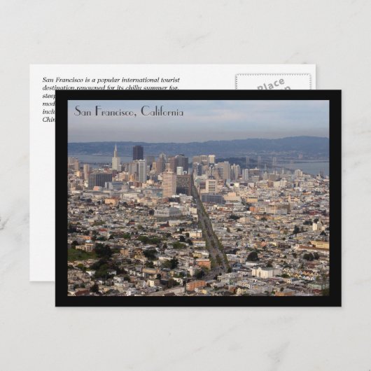 San Francisco Briefkaart (Voorkant / Achterkant)