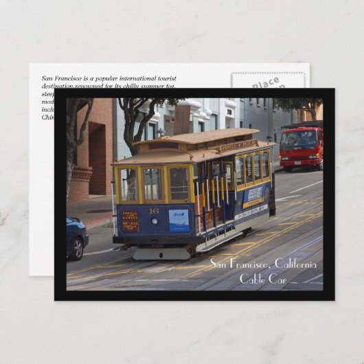 San Francisco Briefkaart (Voorkant / Achterkant)