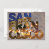 San Francisco Briefkaart (Voorkant / Achterkant)