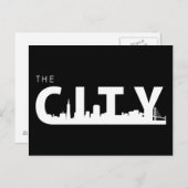 San Francisco Briefkaart Black (Voorkant / Achterkant)