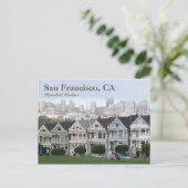 San Francisco Briefkaart. Briefkaart (Staand voorkant)