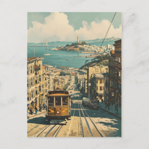 San Francisco:  Briefkaart met kustnostalgie