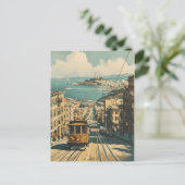 San Francisco:  Briefkaart met kustnostalgie (Staand voorkant)