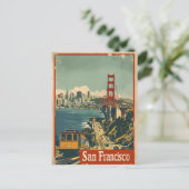 San Francisco:  Briefkaart met kustnostalgie (Staand voorkant)