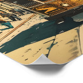 San Francisco:  Briefkaart met kustnostalgie Poster (Hoek)