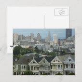 San Francisco Briefkaart Row City Scene Fotografie (Voorkant / Achterkant)