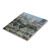 San Francisco Briefkaart Row City Scene Fotografie Tegeltje (Zijkant)
