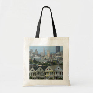 San Francisco Briefkaart Row City Scene Fotografie Tote Bag
