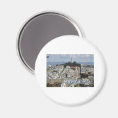San Francisco Briefkaart Style Magneet (Voorkant / Achterkant)